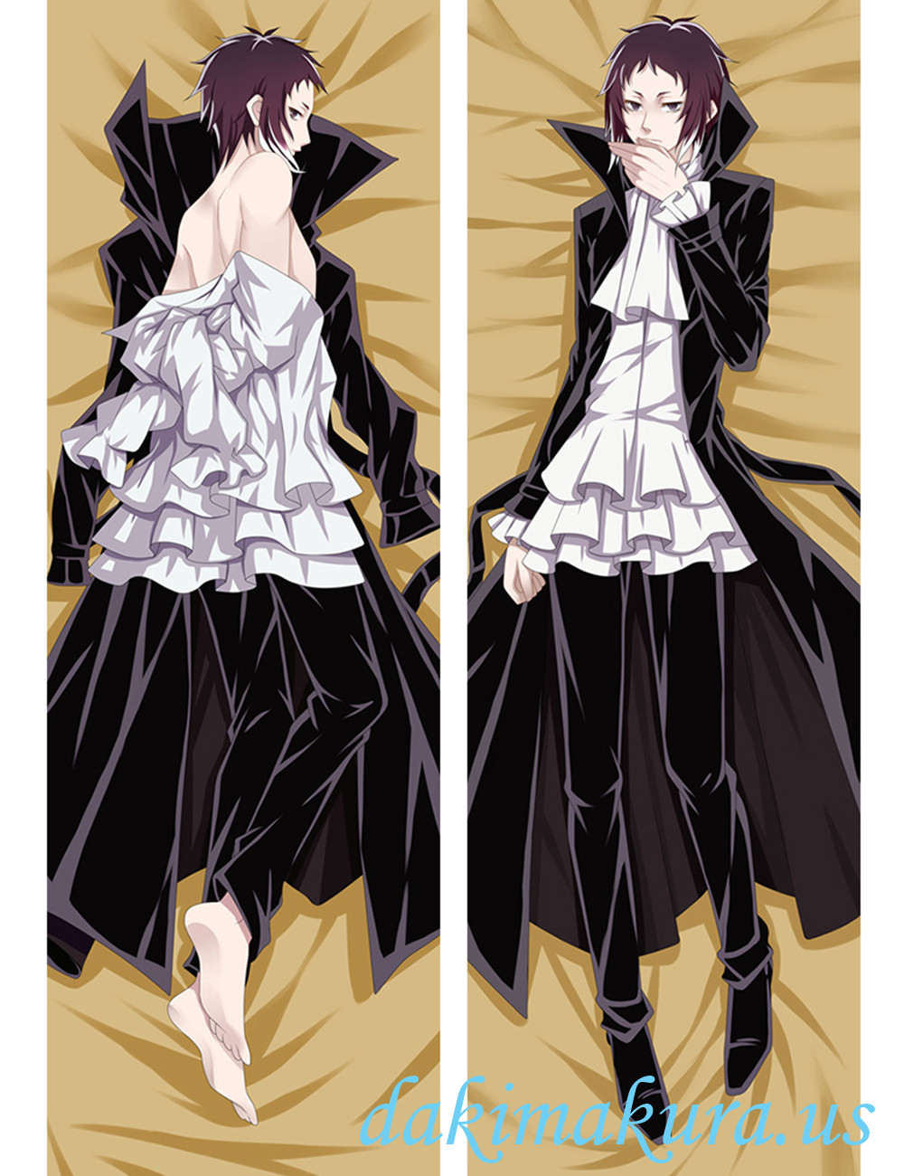 Ryuunosuke Akutagawa - Bungou Stray Dogs Male Anime Dakimakura Japanese Hugging Body Pillow Cover